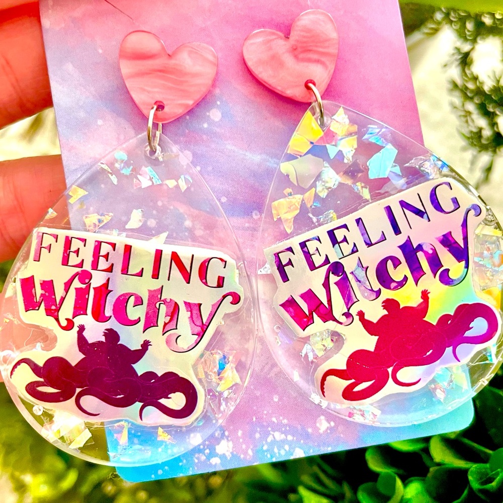 Ursula Acrylic Dangle Earrings